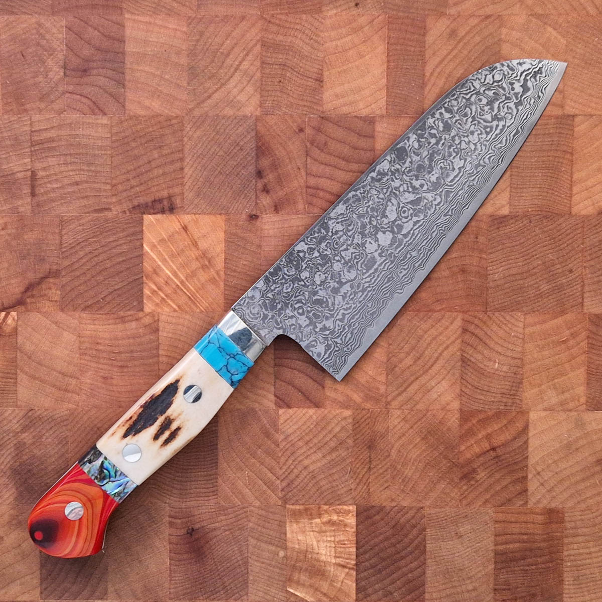 15cm Grønnsakskniv (Santoku) "Stag", SG2 - MR. ITOU (Yusui) — bilde 1