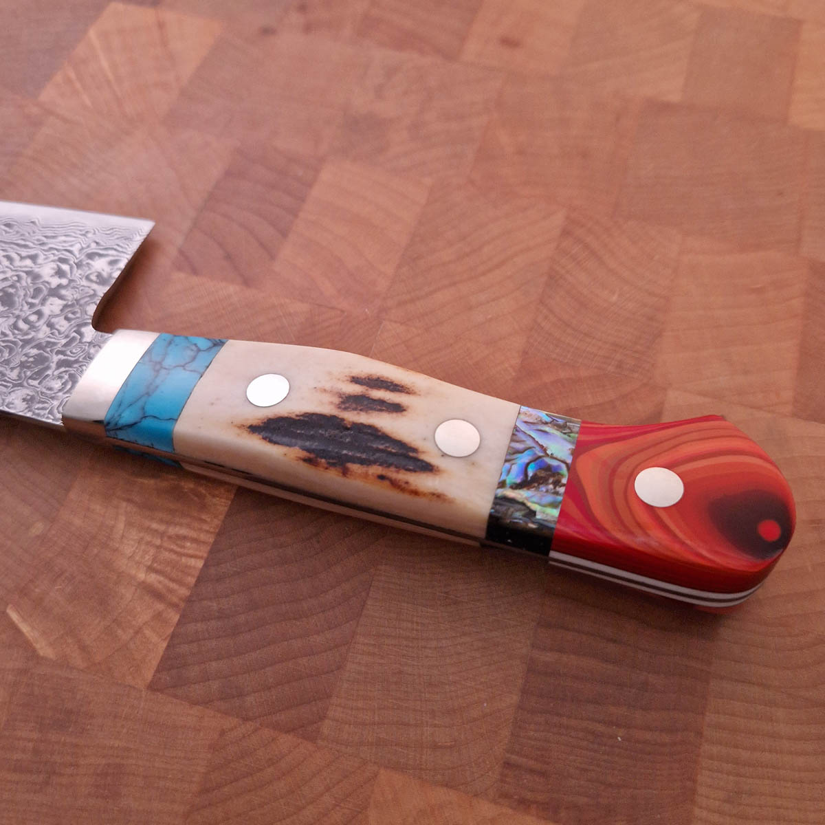 15cm Grønnsakskniv (Santoku) "Stag", SG2 - MR. ITOU (Yusui) — bilde 3