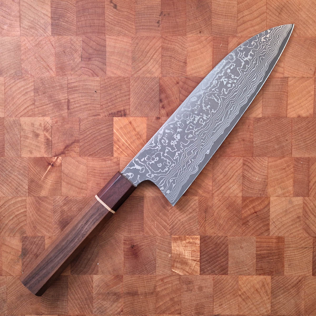 21cm Kokkekniv (Gyoto) Damask, Strix - MATSUBARA TANAKA — bilde 1