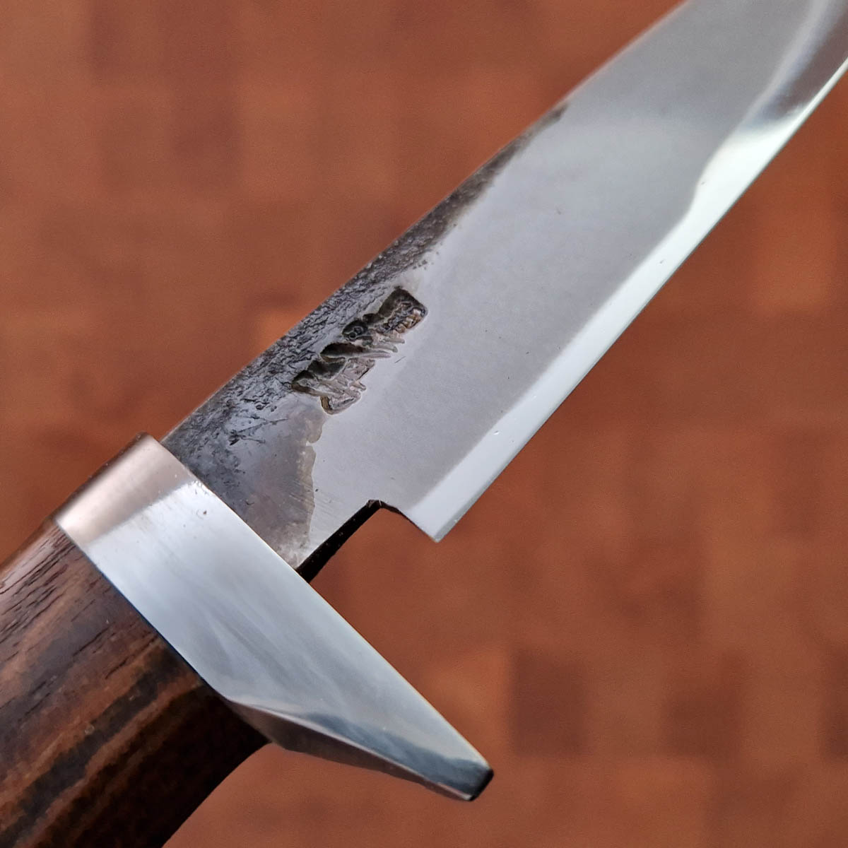 9cm Jaktkniv, karbonstål - RED ORCA — bilde 2