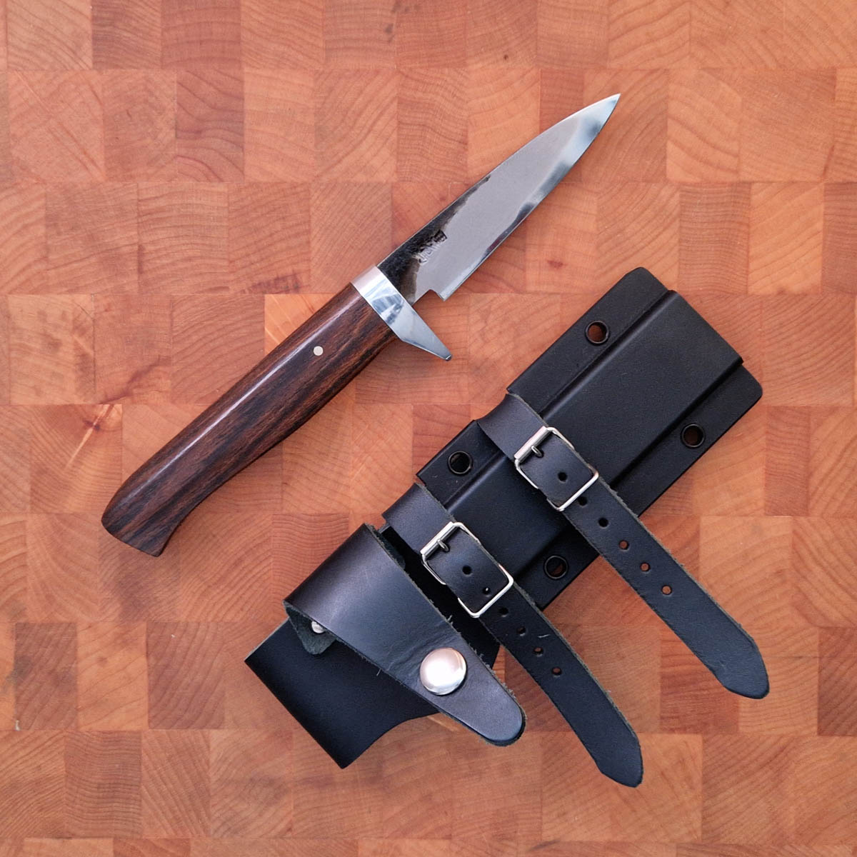 9cm Jaktkniv, karbonstål - RED ORCA — bilde 8