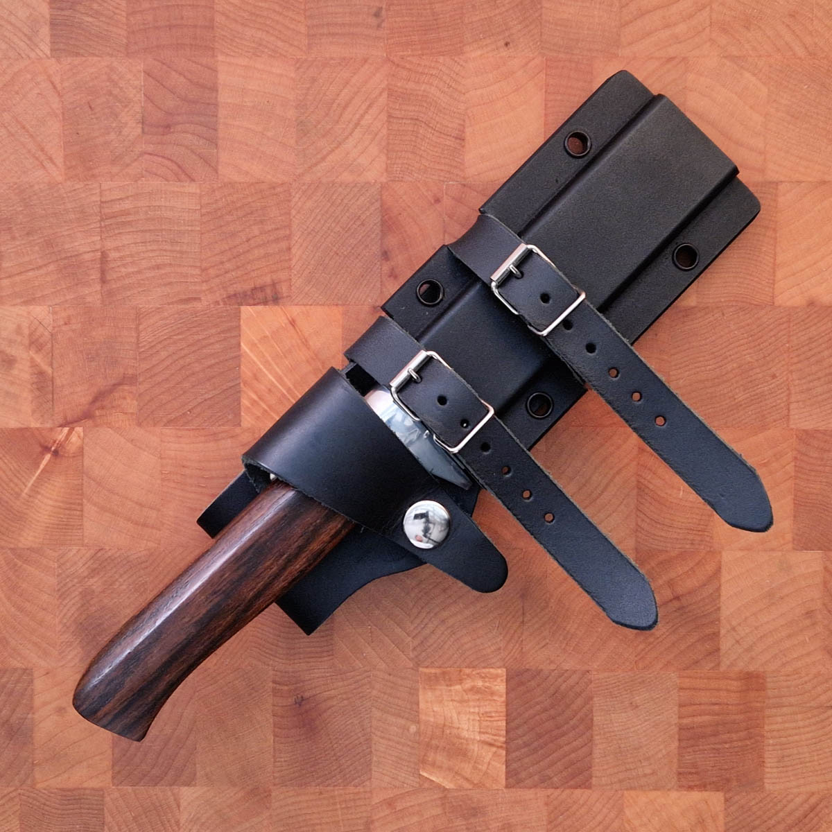 9cm Jaktkniv, karbonstål - RED ORCA — bilde 3