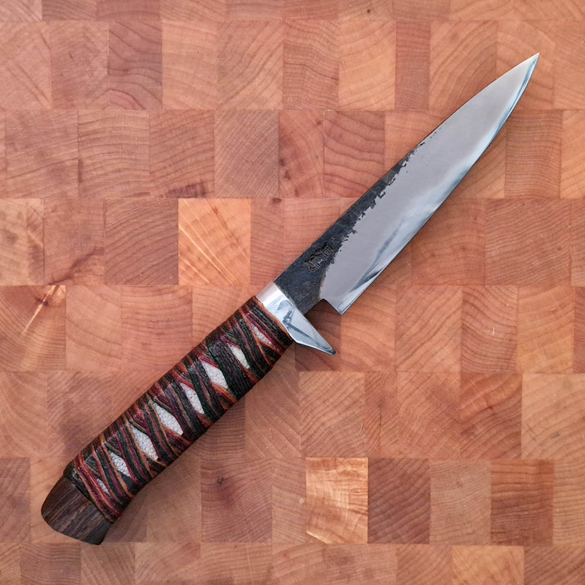 12cm Jaktkniv, karbonstål - RED ORCA — bilde 1
