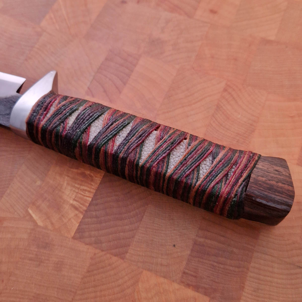 12cm Jaktkniv, karbonstål - RED ORCA — bilde 4