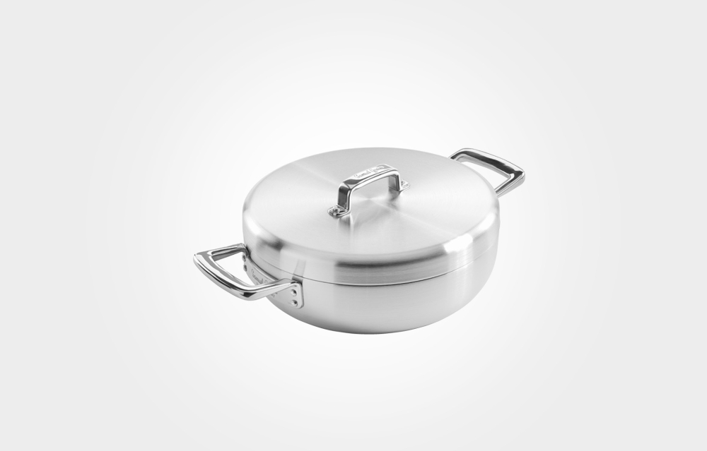 Sautépanne 26cm m/lokk, "classic stainless" - Samuel Groves — bilde 1