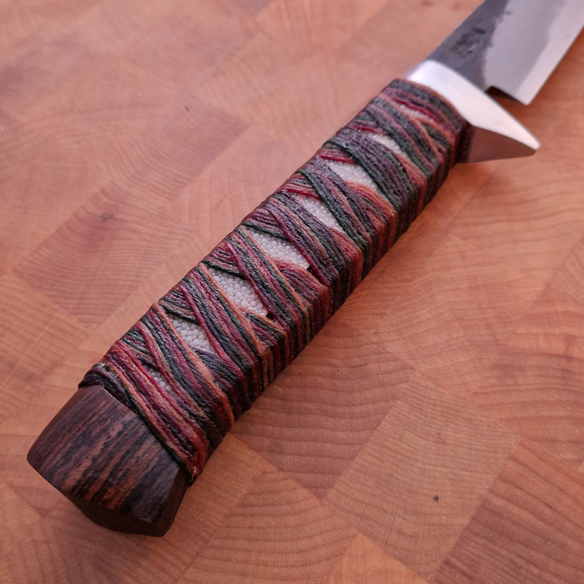 12cm Jaktkniv, karbonstål - RED ORCA — bilde 5