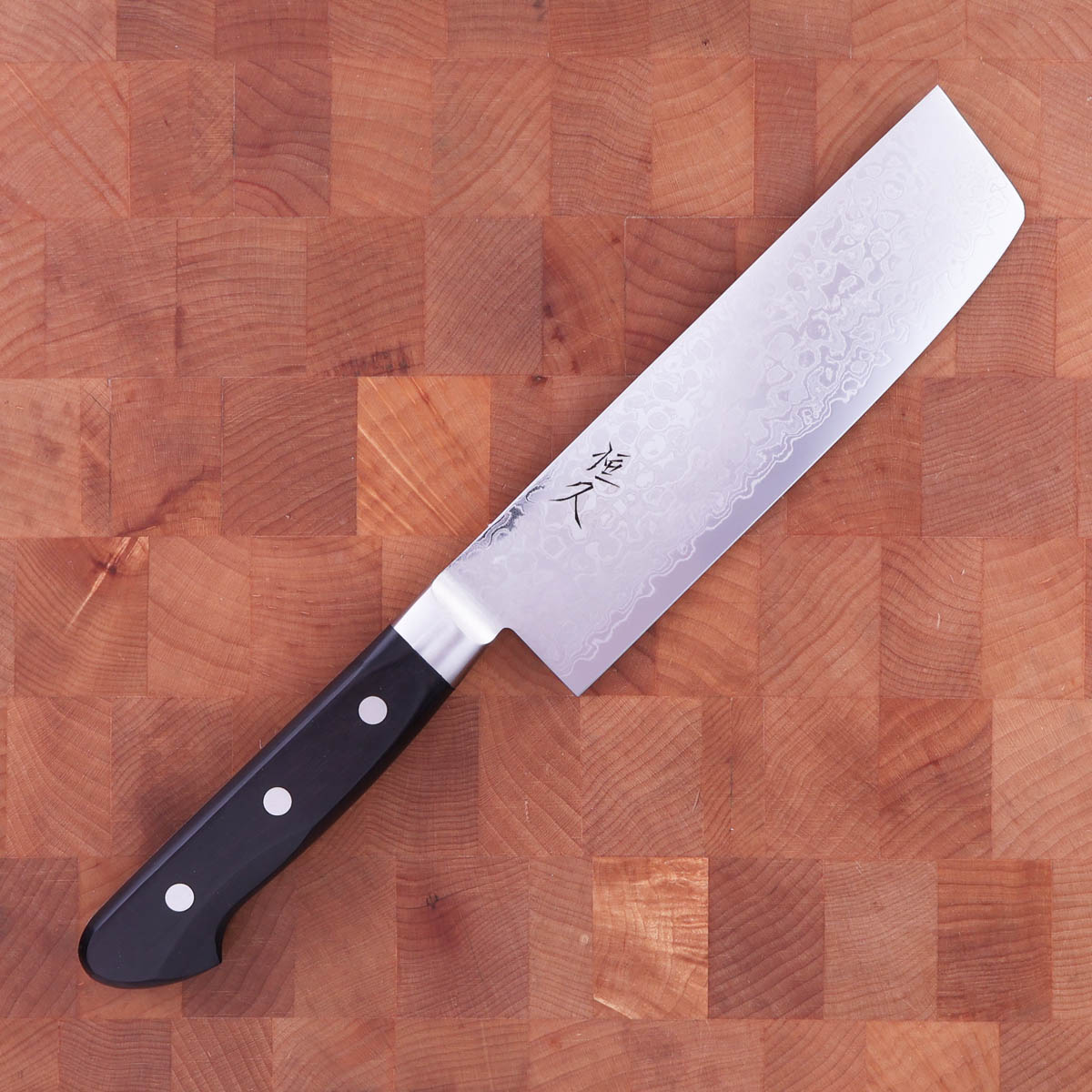 16.5cm Grønnsakskniv (nakiri), damask, AUS10 - HARUYUKI