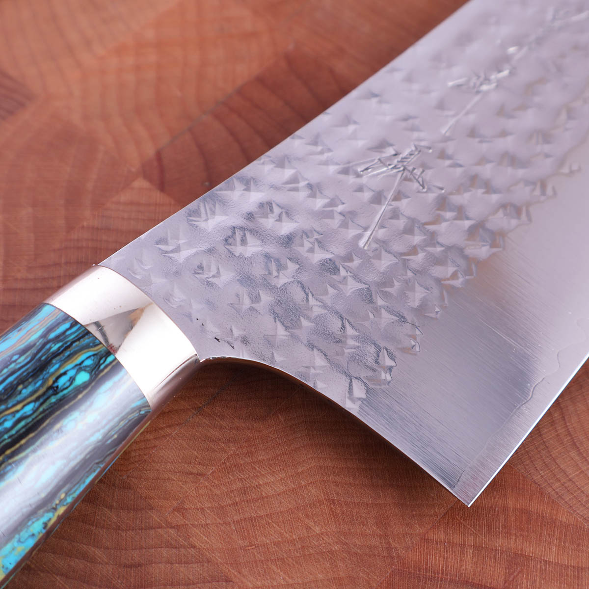 27cm Kiritsuke "Turqoise Handle" - YU KUROSAKI — bilde 2
