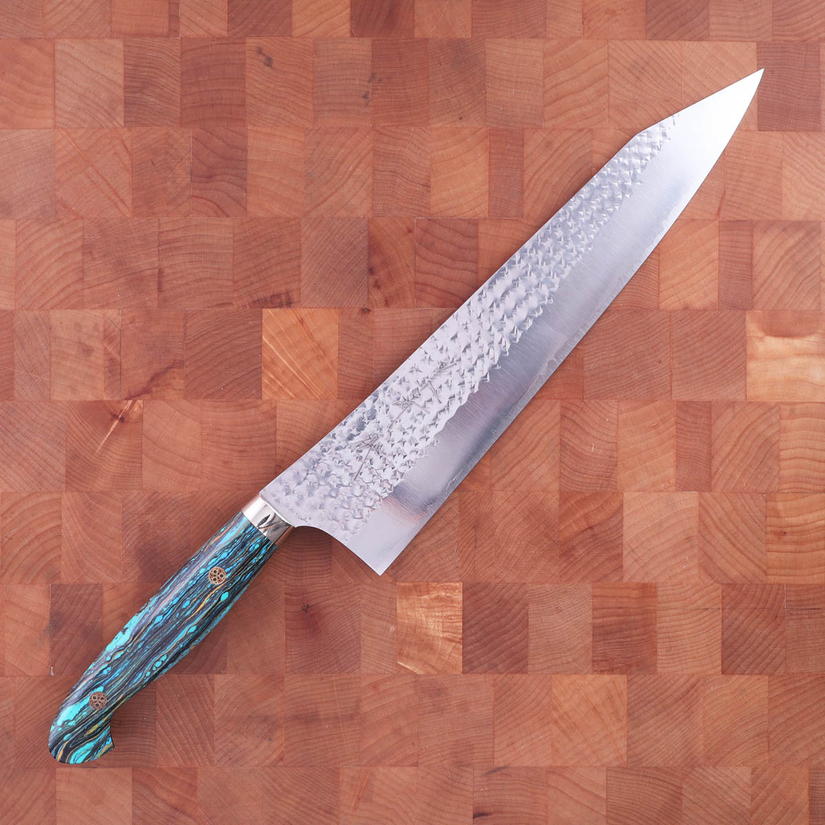 27cm Kiritsuke "Turqoise Handle" - YU KUROSAKI — bilde 1