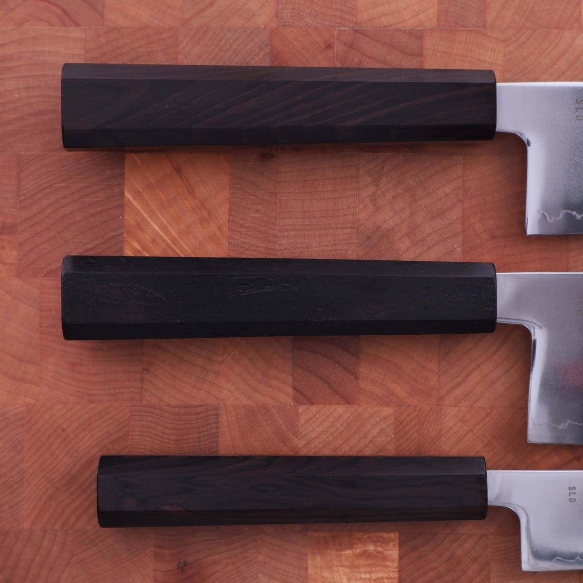 Knivsett, Santoku, Nakiri & Petty, Akarui - Hatsukokoro — bilde 4