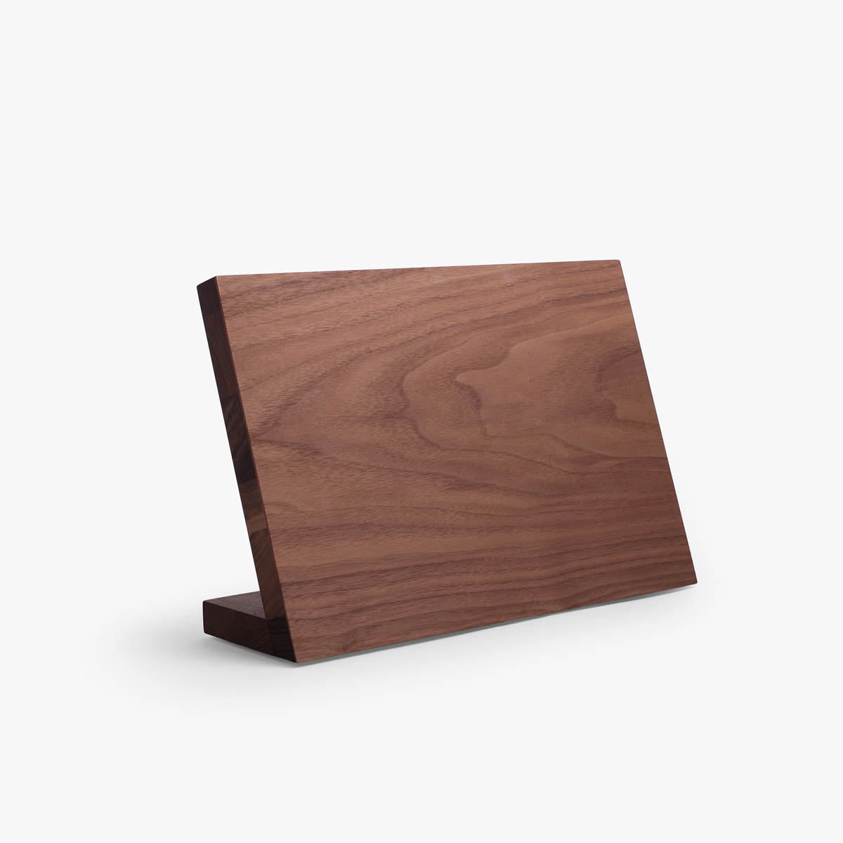 Magnetholder i valnøtt, (30 x 20cm) til 5 kniver — bilde 4