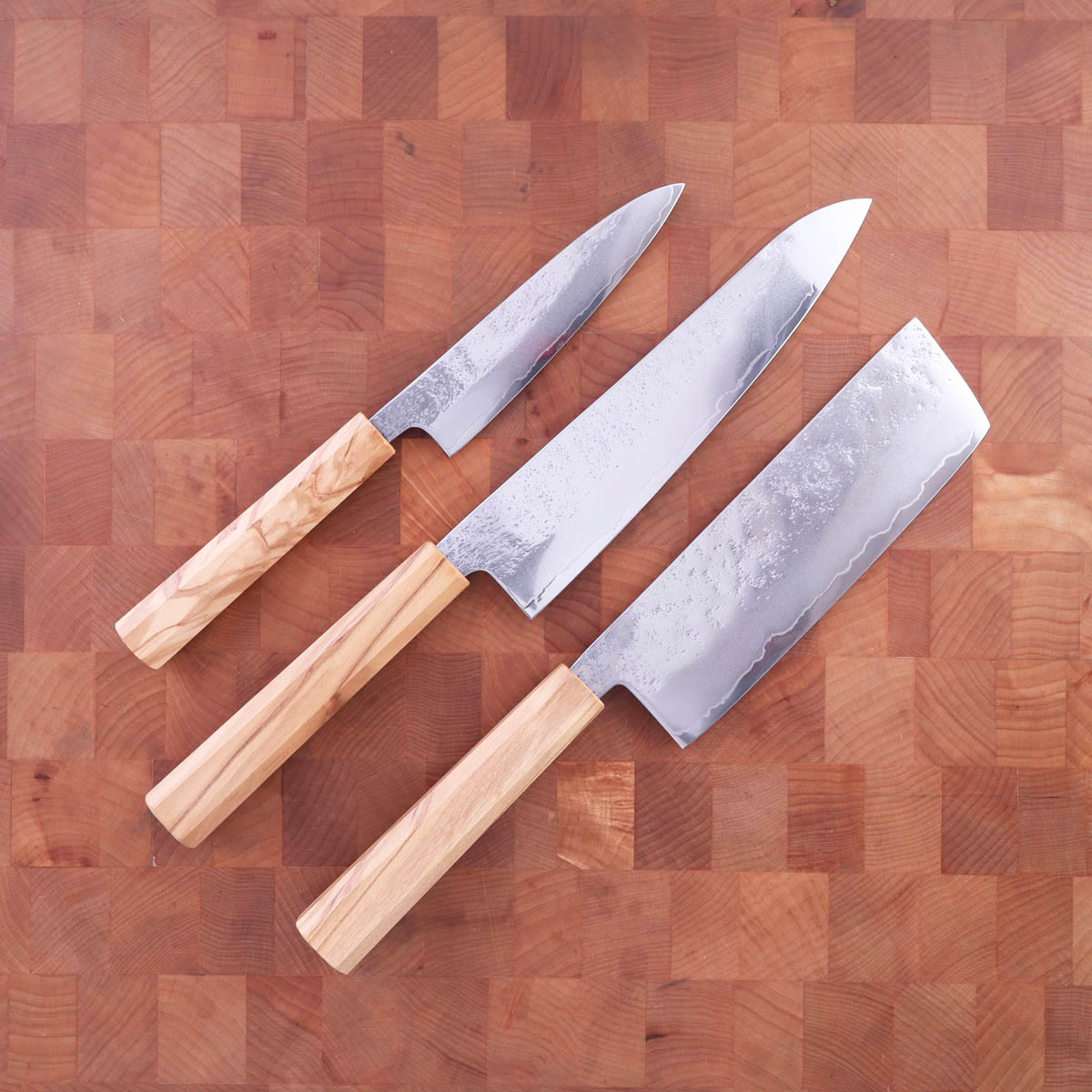 Knivsett, Gyuoto, Santoku, & Petty, AUS8 - Hatsukokoro — bilde 1
