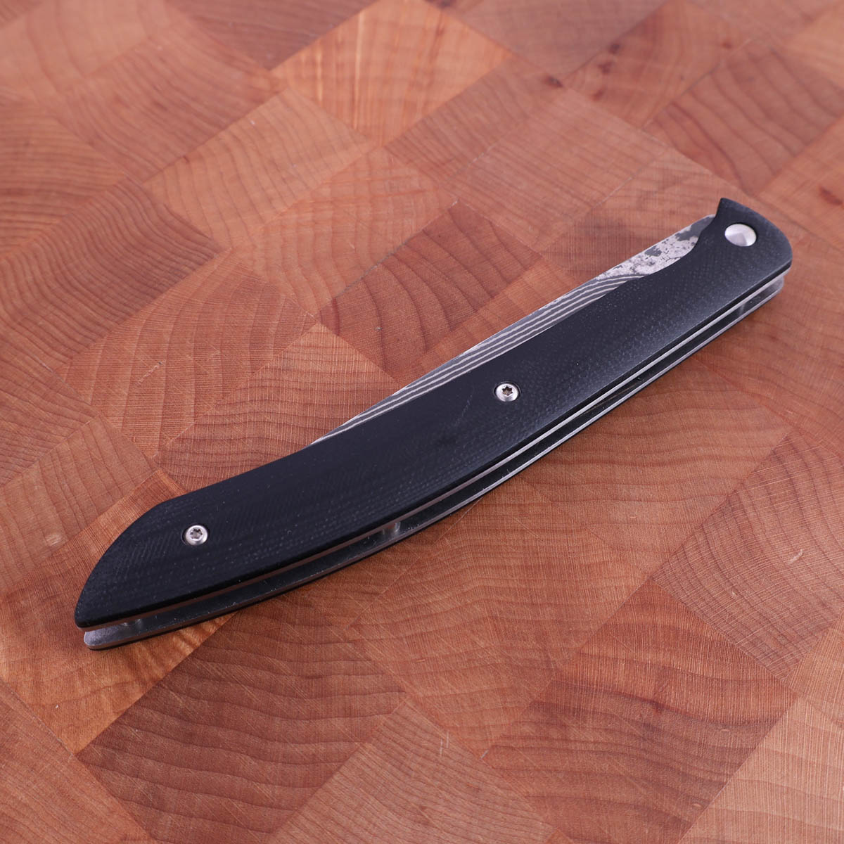 Biffkniv, foldbar m/ damask - SAJI — bilde 3