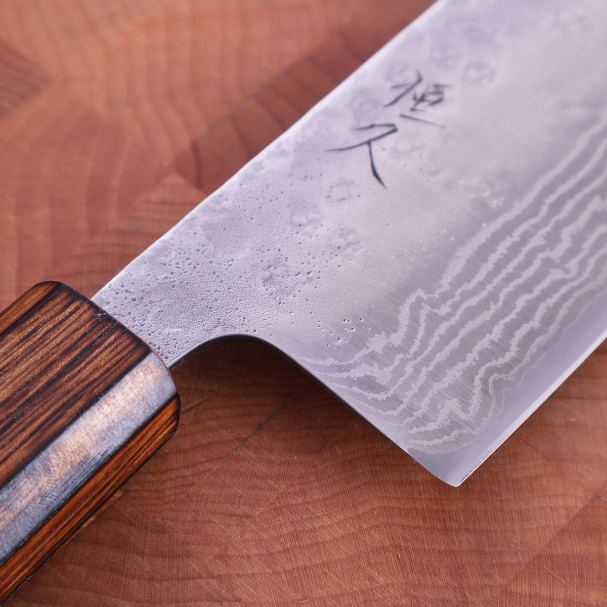 17cm Grønnsakskniv (Nakiri), Tsuchime/Damask, 440C - HARUYUKI — bilde 2