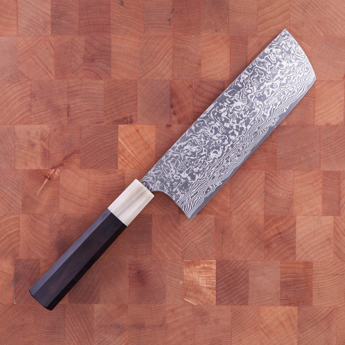 16,5cm Grønnsakskniv (Nakiri) Kurouchi m/damask, R2 - SAJI — bilde 1