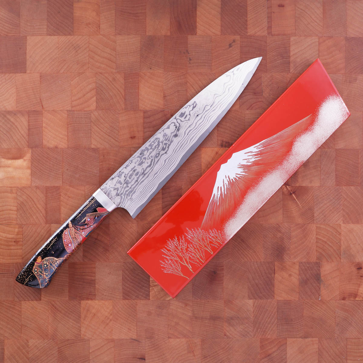 21cm Kokkekniv (gyoto) "Genji Monogatari", VG10 - SAJI