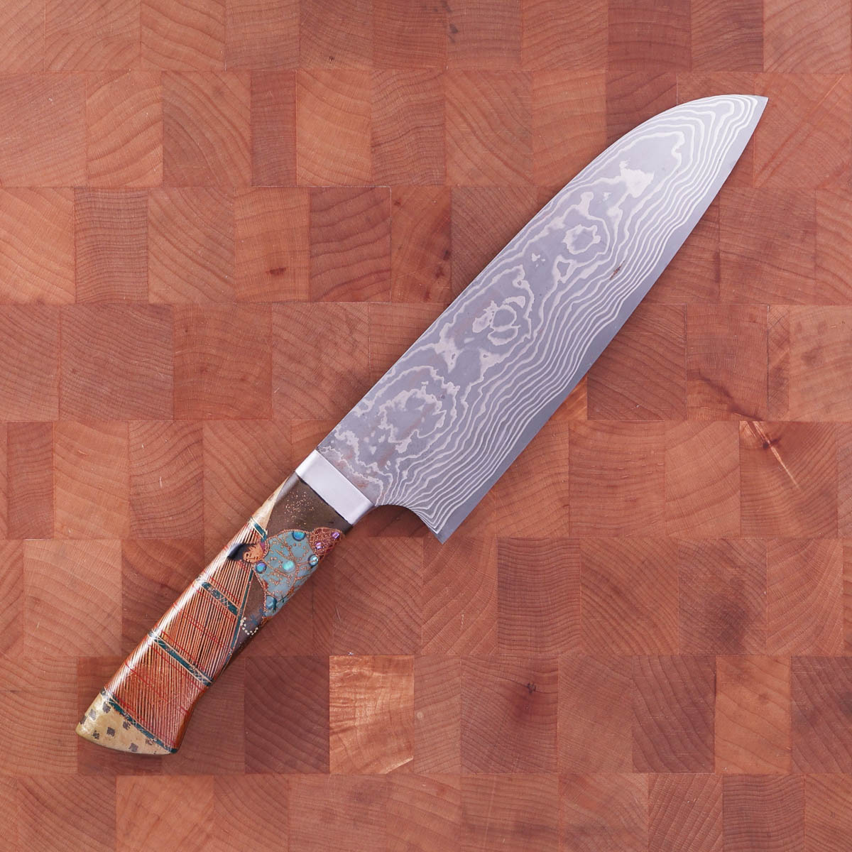 18cm Grønnsakskniv (santoku) "Genji Monogatari", VG10 - SAJI — bilde 2