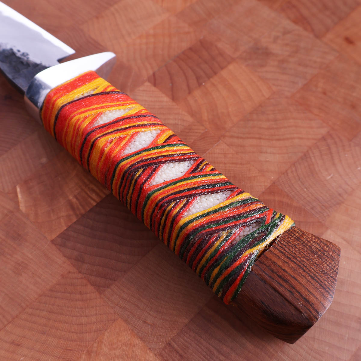 9cm Jaktkniv, karbonstål - RED ORCA — bilde 6