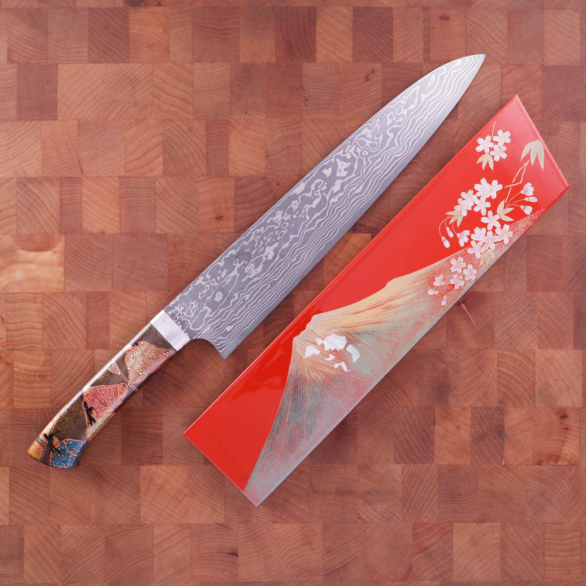 27cm Kokkekniv (gyoto) "Genji Monogatari", VG10 - SAJI — bilde 1