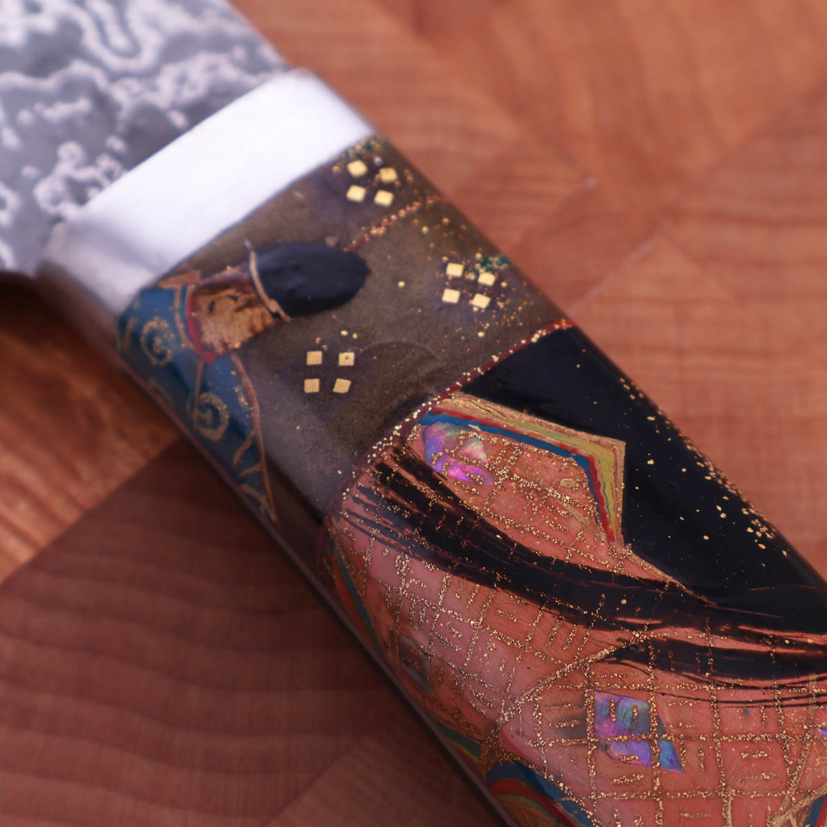 16.5cm Grønnsakskniv (nakiri) "Genji Monogatari" VG10 - SAJI — bilde 4