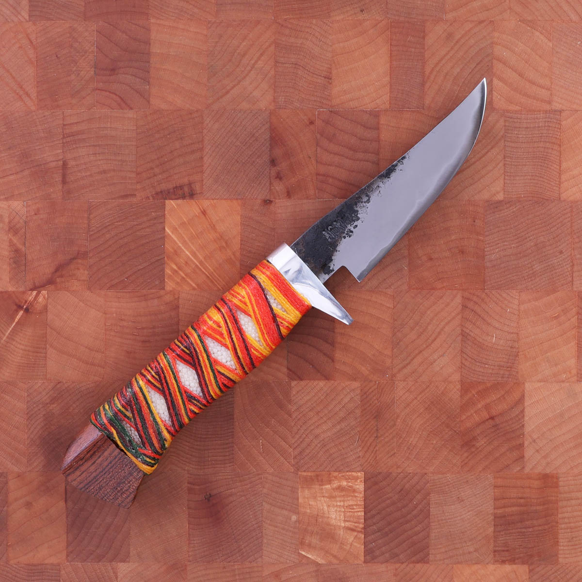 9cm Jaktkniv, karbonstål - RED ORCA — bilde 3