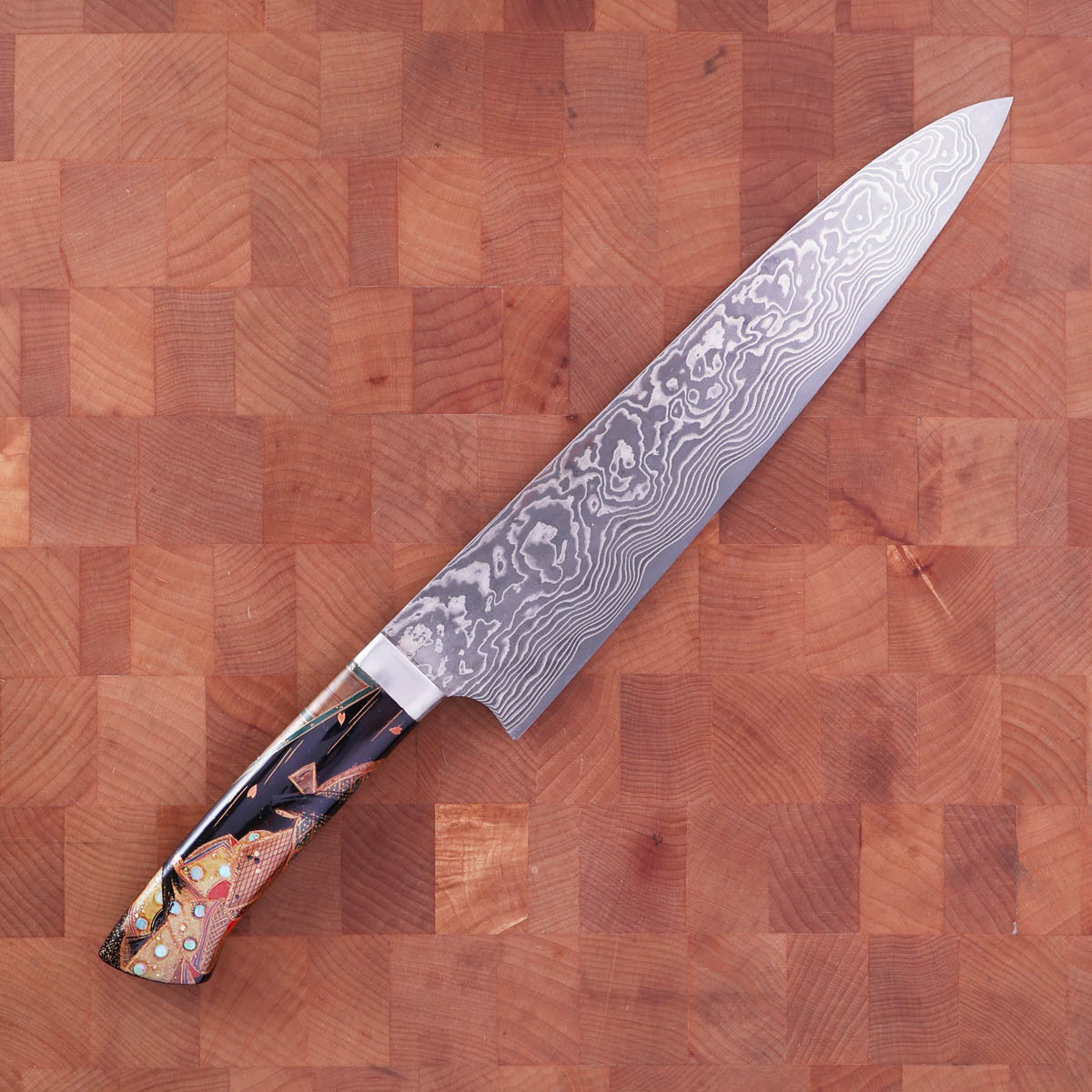 24.5cm Kokkekniv (gyoto) "Genji Monogatari", VG10 - SAJI — bilde 2