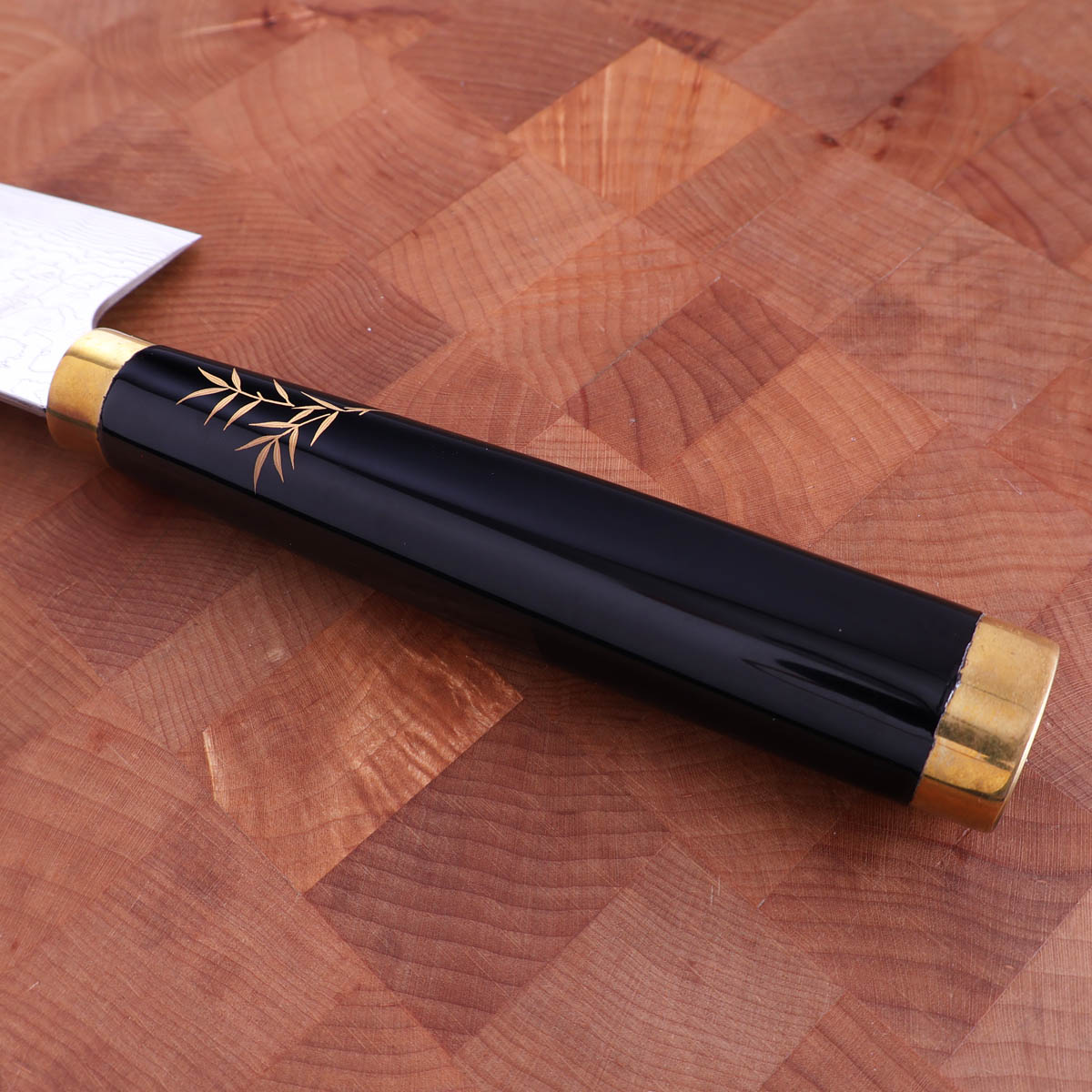 21cm Kokkekniv (gyoto), "Golden Crane" damask, R2 - SAJI — bilde 5