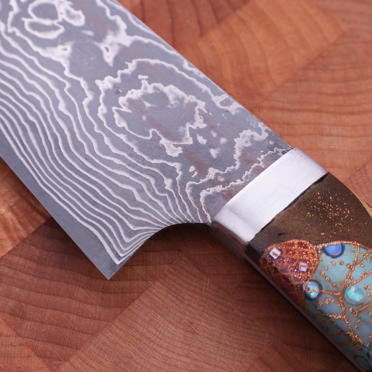 18cm Grønnsakskniv (santoku) "Genji Monogatari", VG10 - SAJI — bilde 3