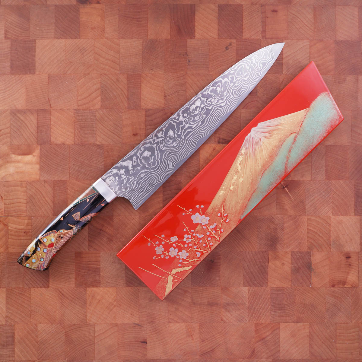 24.5cm Kokkekniv (gyoto) "Genji Monogatari", VG10 - SAJI — bilde 1