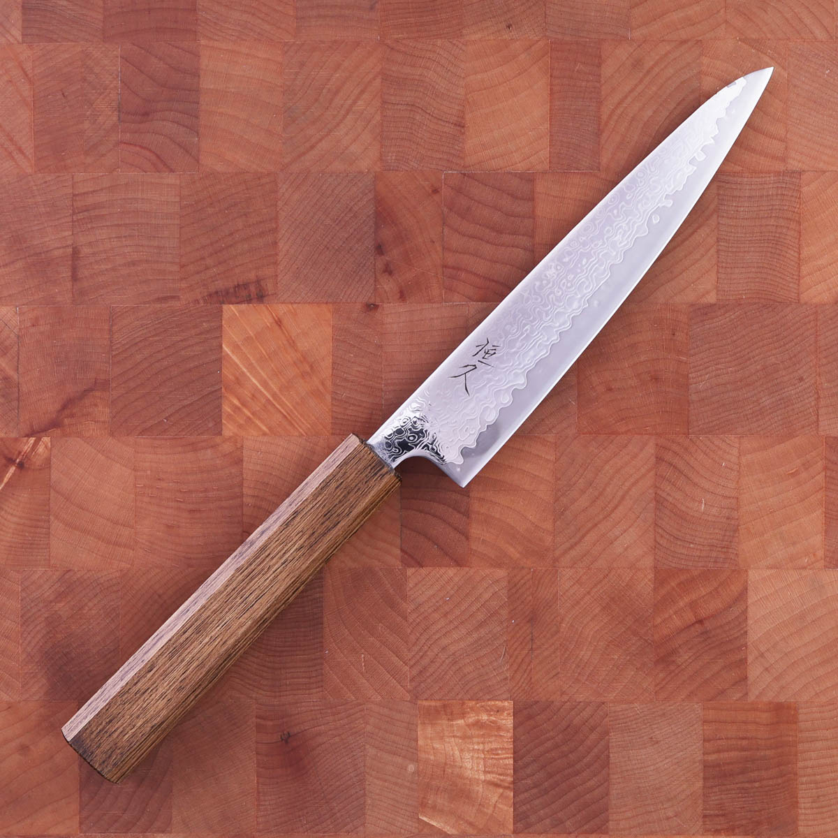13,5cm Universalkniv, Mirror damask, Eik, VG10 - HARUYUKI