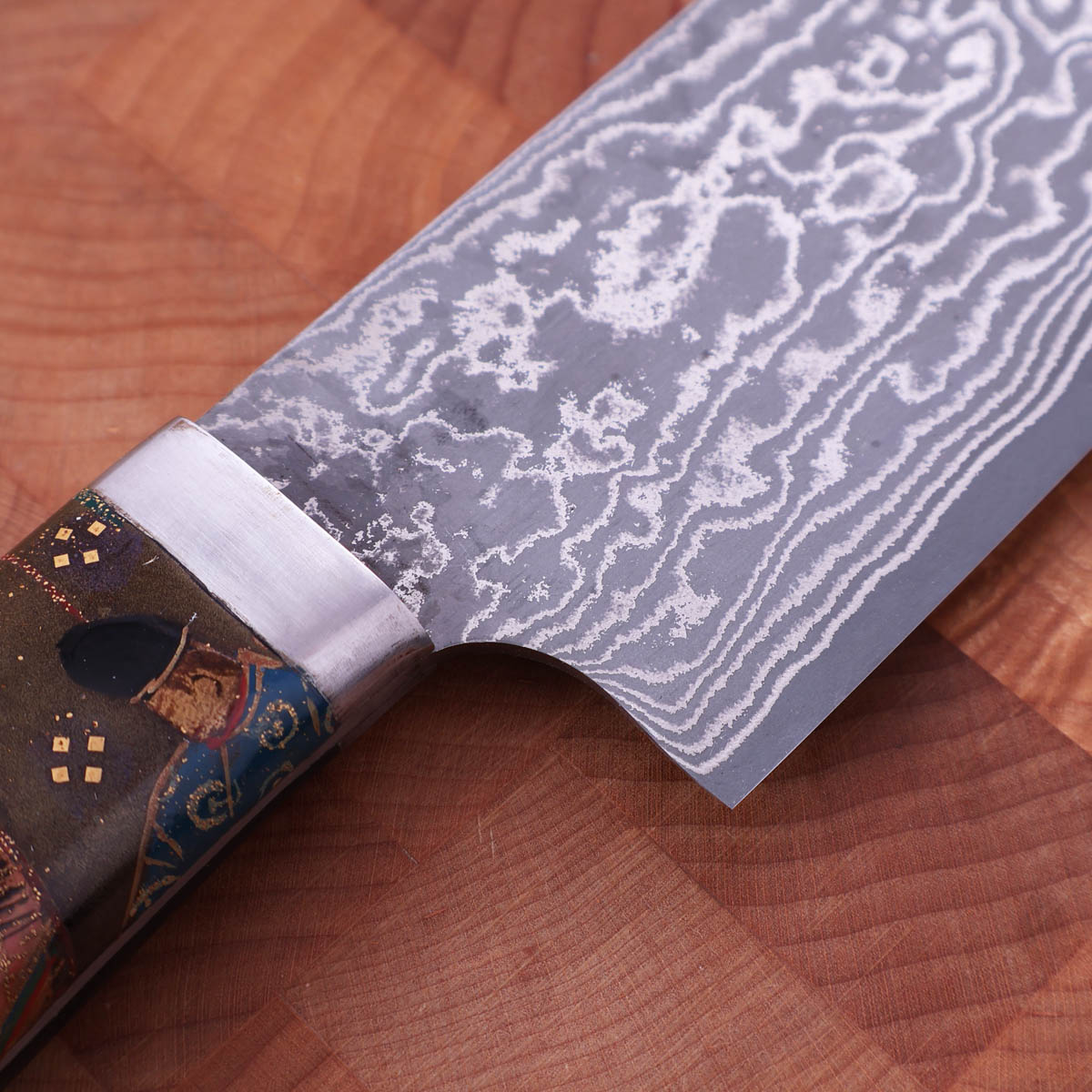 16.5cm Grønnsakskniv (nakiri) "Genji Monogatari" VG10 - SAJI — bilde 3