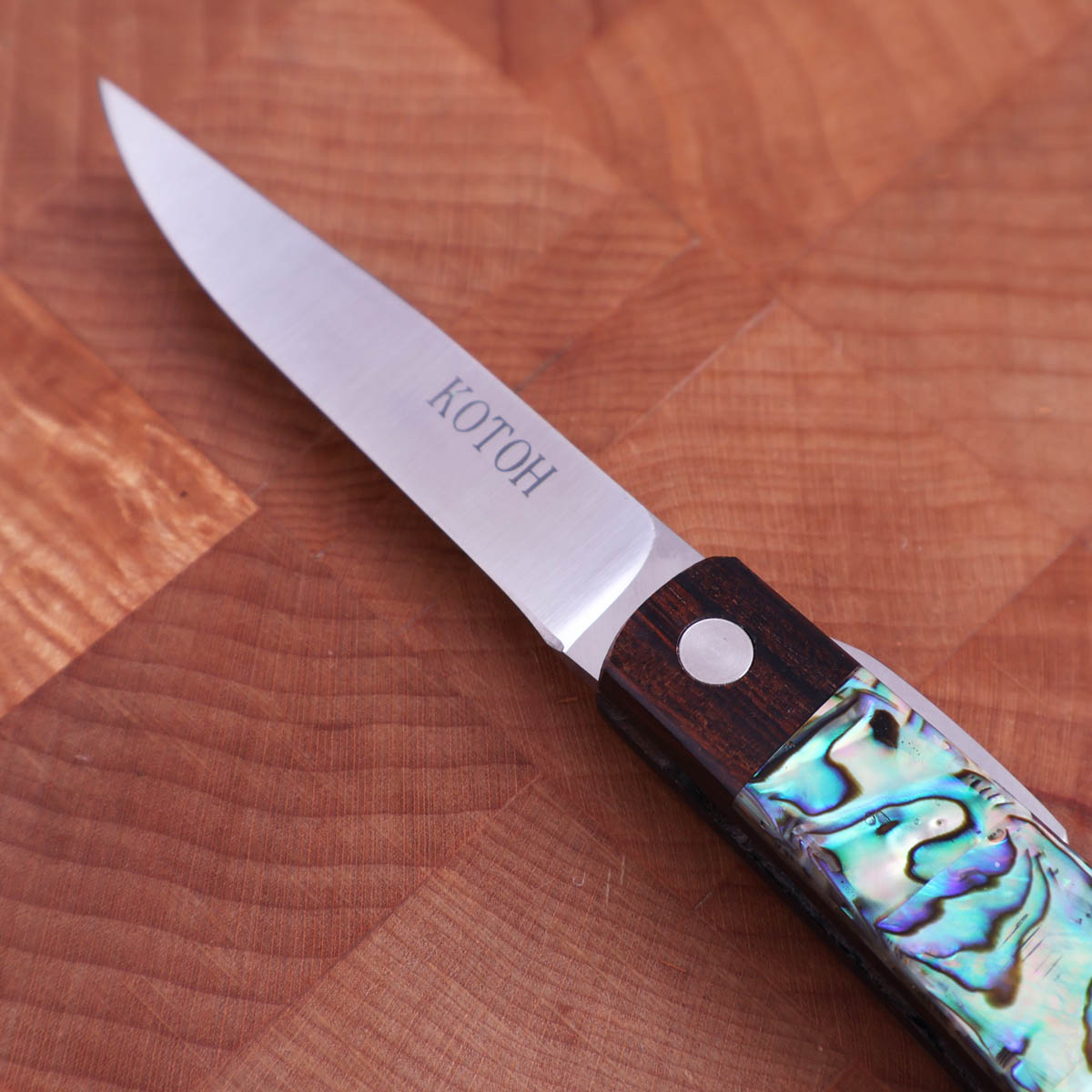 6cm Higonokami "abelone &amp; ironwood", VG10 — bilde 2