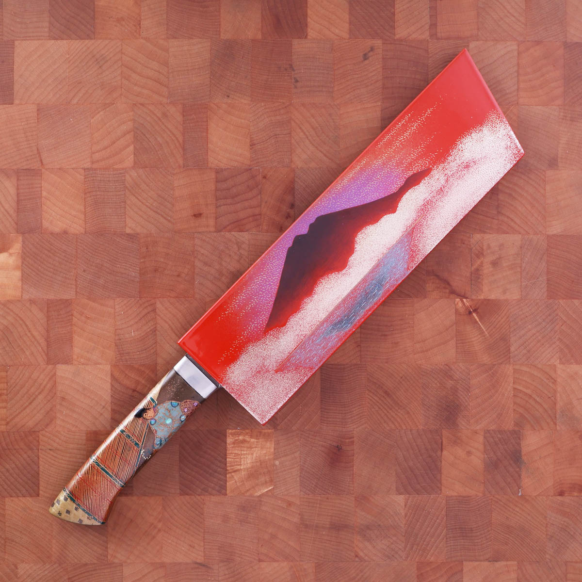 18cm Grønnsakskniv (santoku) "Genji Monogatari", VG10 - SAJI — bilde 7