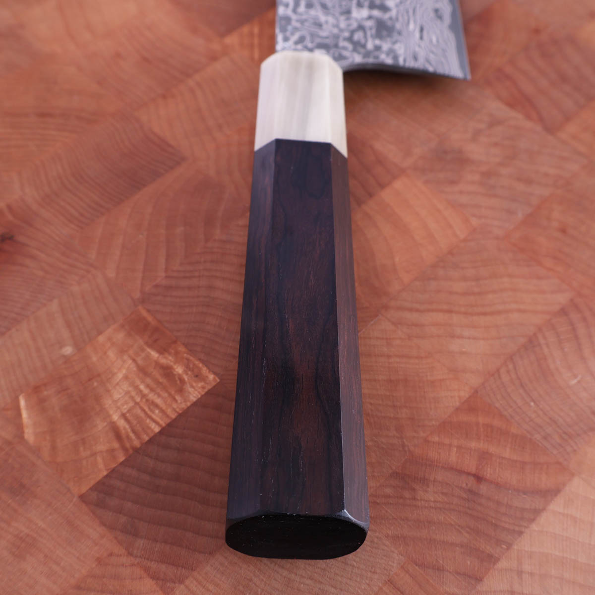 16,5cm Grønnsakskniv (Nakiri) Kurouchi m/damask, R2 - SAJI — bilde 3