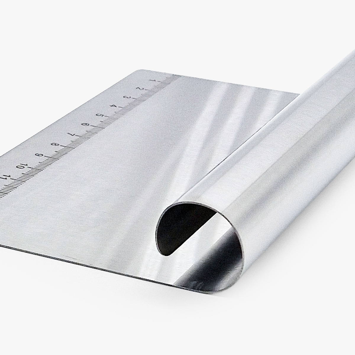 Deigskrape/Skjærebrettskrape, 15cm, rustfritt stål - WEIS — bilde 2