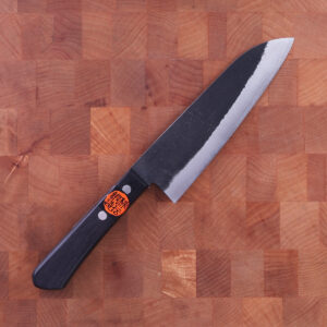 16cm Grønnsakskniv (santoku), Damask, Aogami 2 - Tanaka Shigeki
