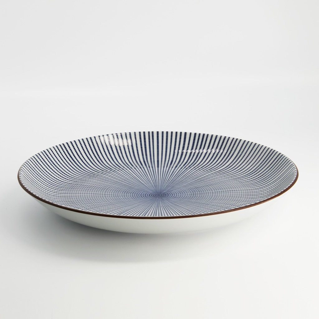 Tallerken "Sandan Blue" 31cm - Tokyo Design Studio — bilde 1