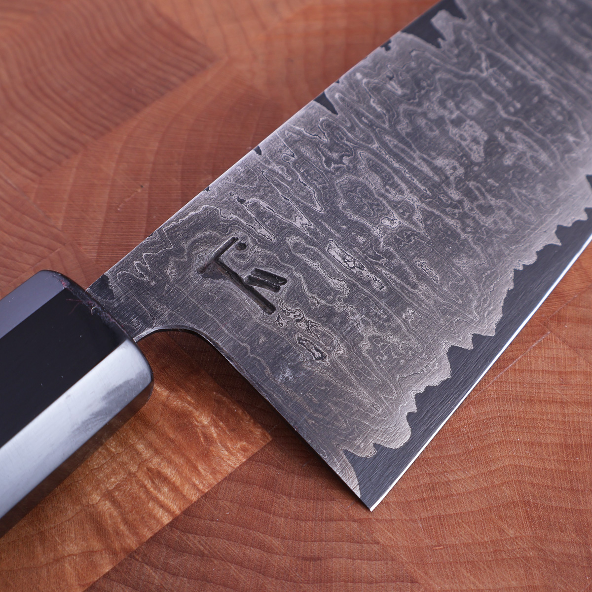 14cm Universalkniv (petty) nr.1, damask - Thulesius Works — bilde 2