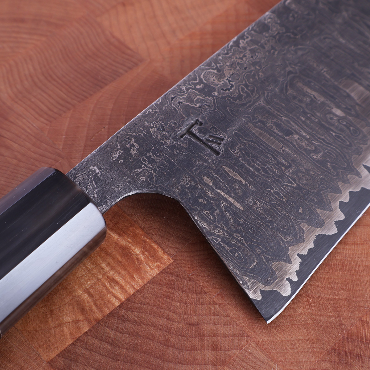 21cm Kokkekniv (gyoto) nr.2, damask - Thulesius Works — bilde 2