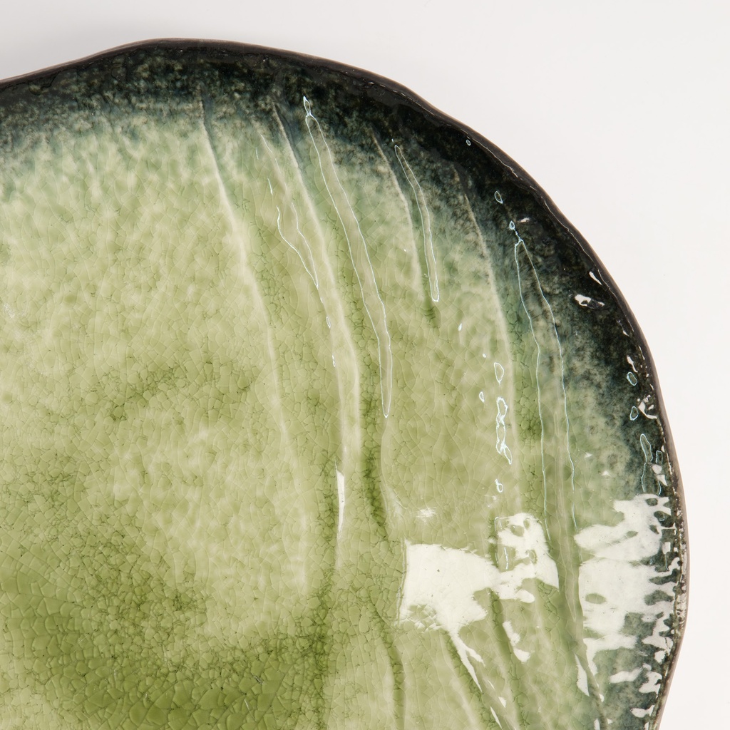 Tallerken "Yamasaku Green" 28x3.5cm - Tokyo design studio — bilde 4