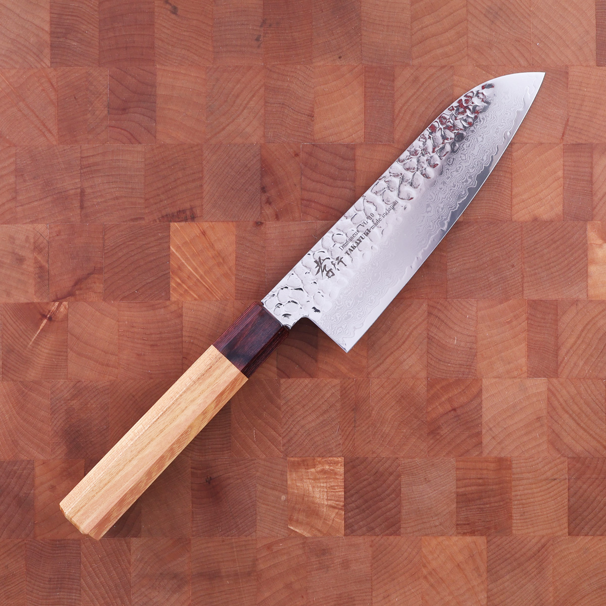 17cm Grønnsakskniv (santoku), WA/Damask, VG10 - Sakai Takayuki