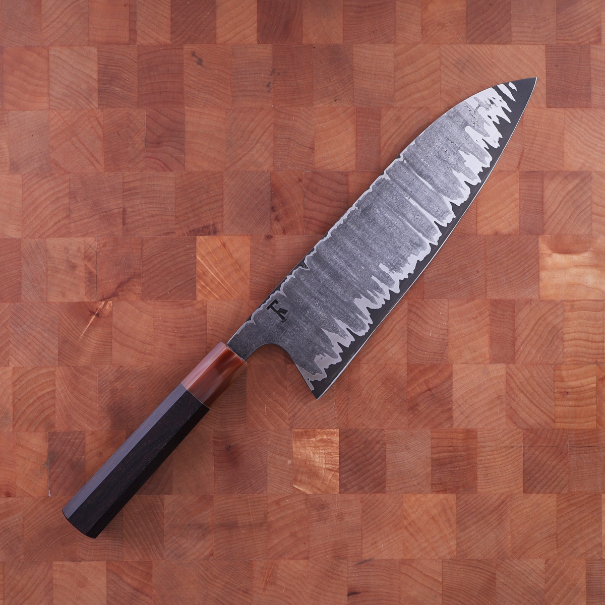24cm Kokkekniv (gyoto) nr.2, damask - Thulesius Works