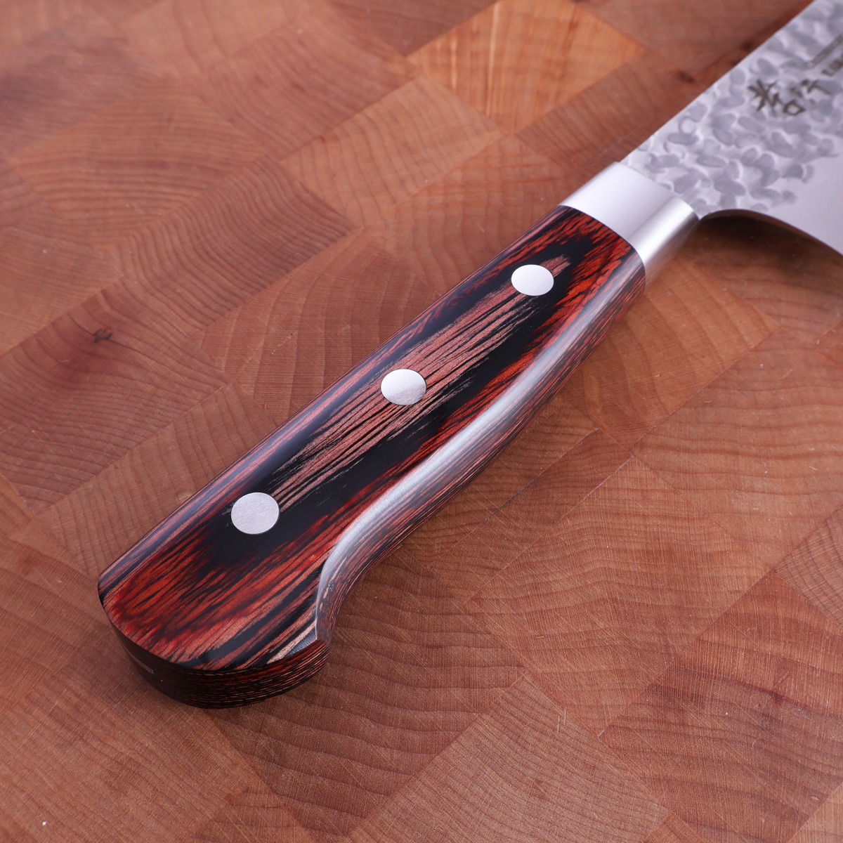 18cm Grønnsakskniv (santoku), Western/Damask, VG10 - Sakai Takayuki — bilde 4