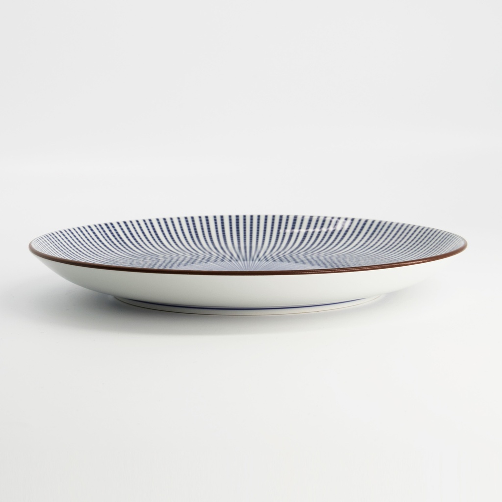 Tallerken "Sandan Blue" 25cm - Tokyo Design Studio — bilde 3