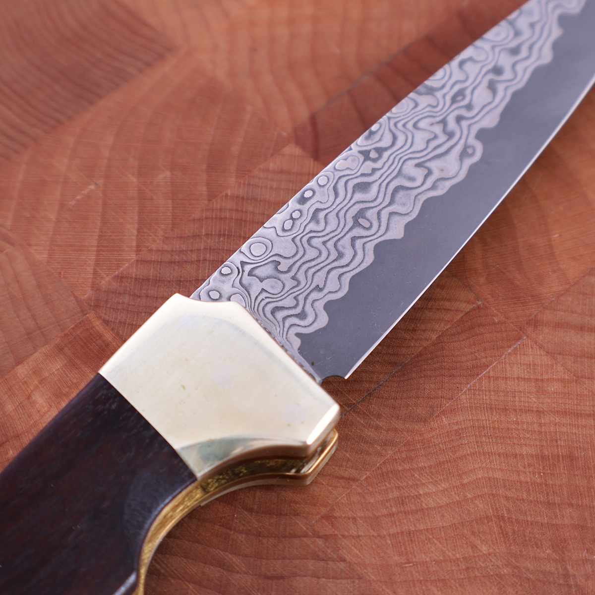 Foldekniv m/ damask, VG10 - SAJI — bilde 3