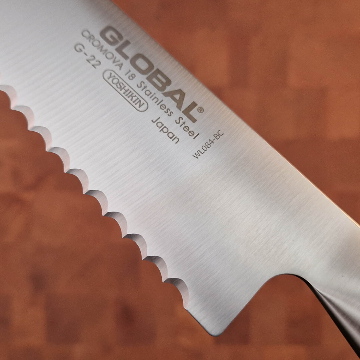 20cm Brødkniv (venstrehendt) - GLOBAL — bilde 2
