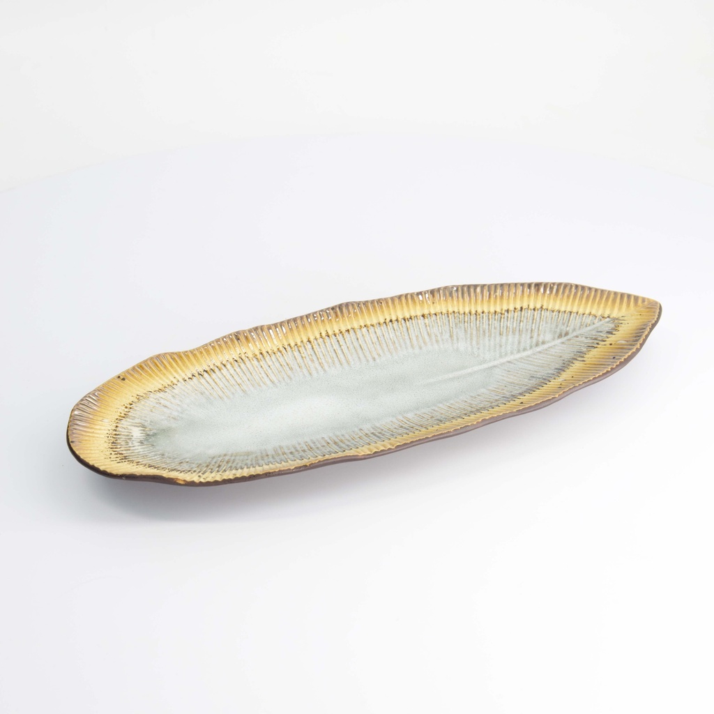 Fat "Yamasaku White" 33x13.5cm - Tokyo design studio — bilde 1