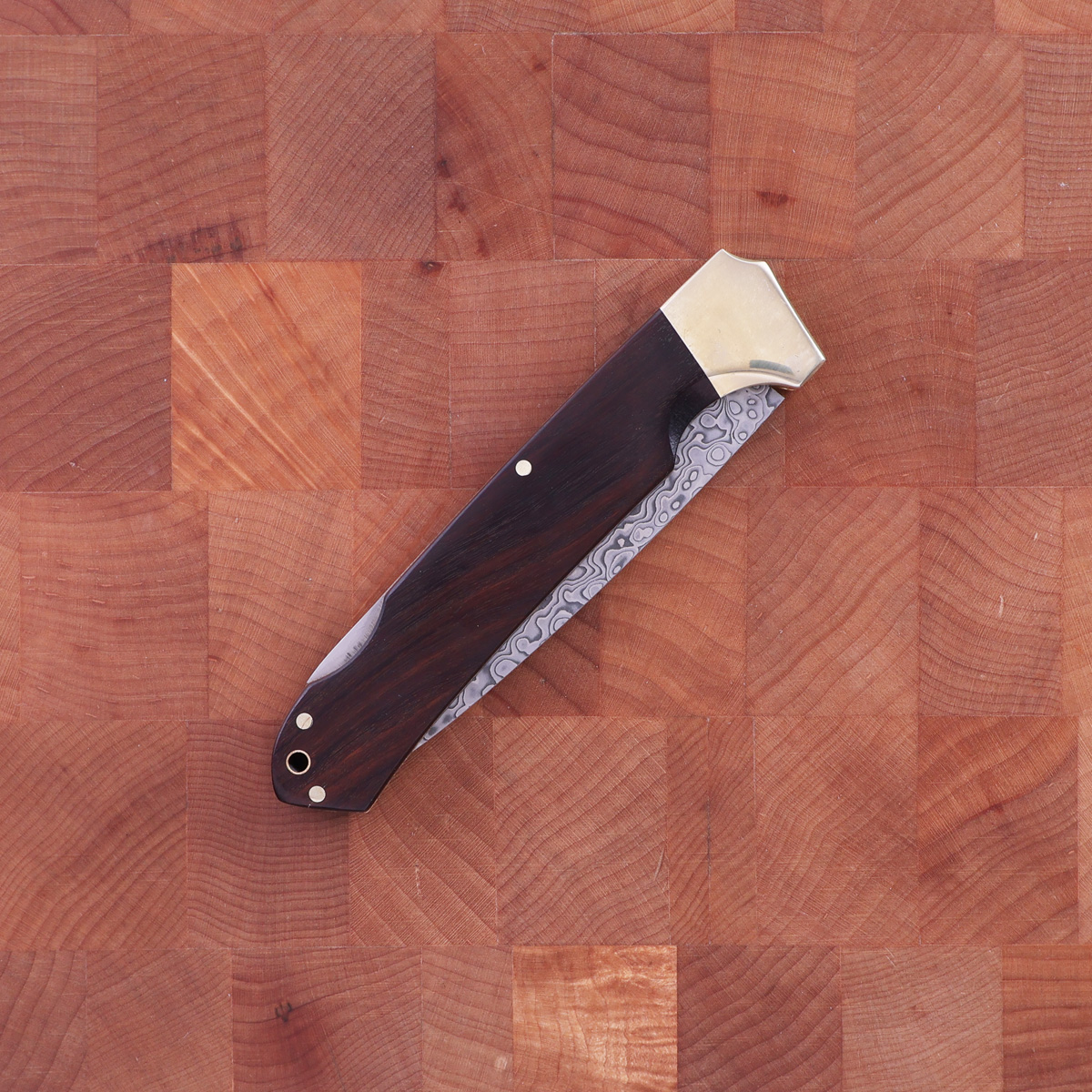 Foldekniv m/ damask, VG10 - SAJI — bilde 2