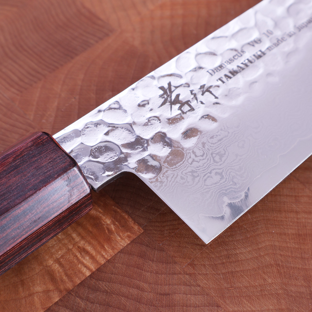 17cm Grønnsakskniv (santoku), WA/Damask, VG10 - Sakai Takayuki — bilde 2