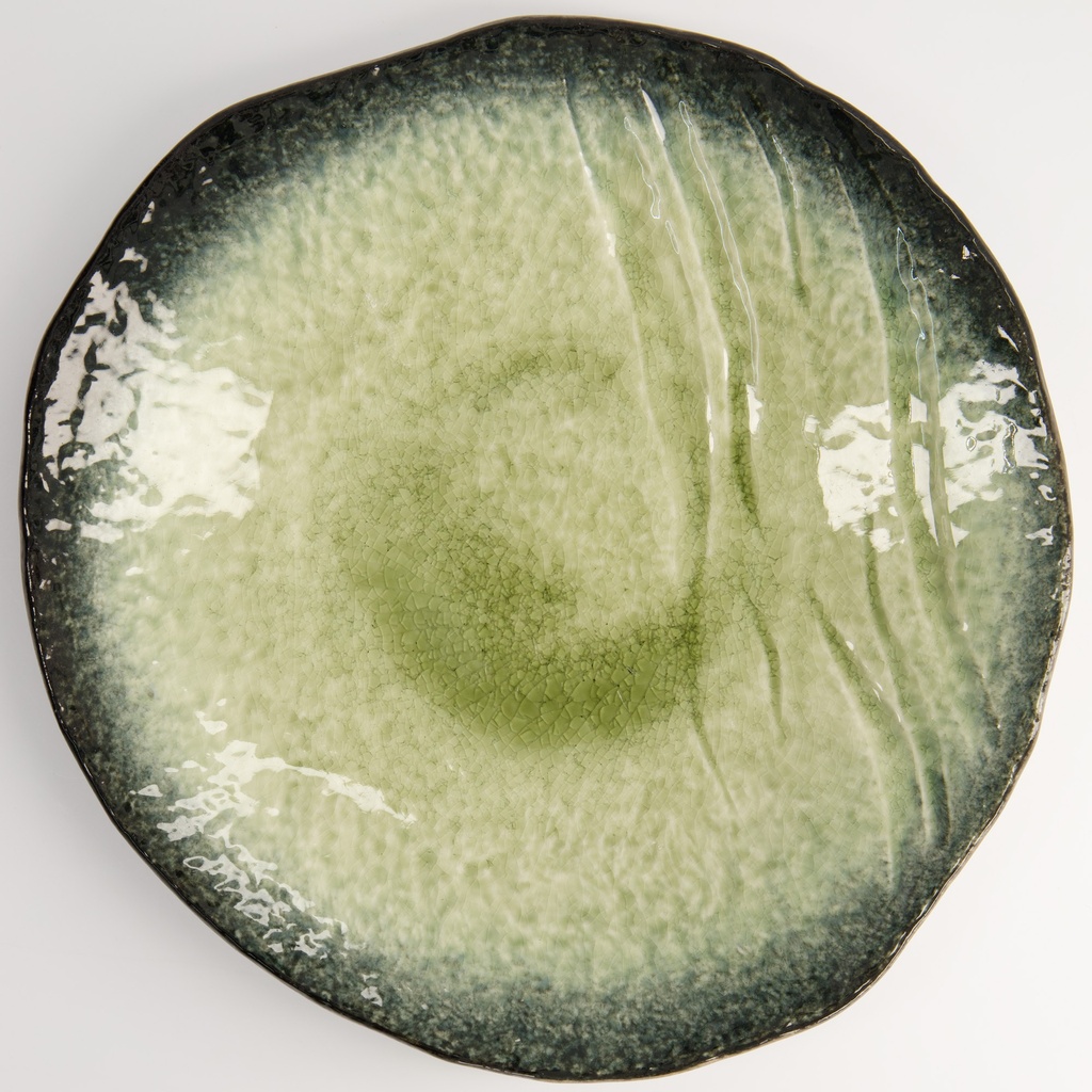 Tallerken "Yamasaku Green" 28x3.5cm - Tokyo design studio — bilde 2